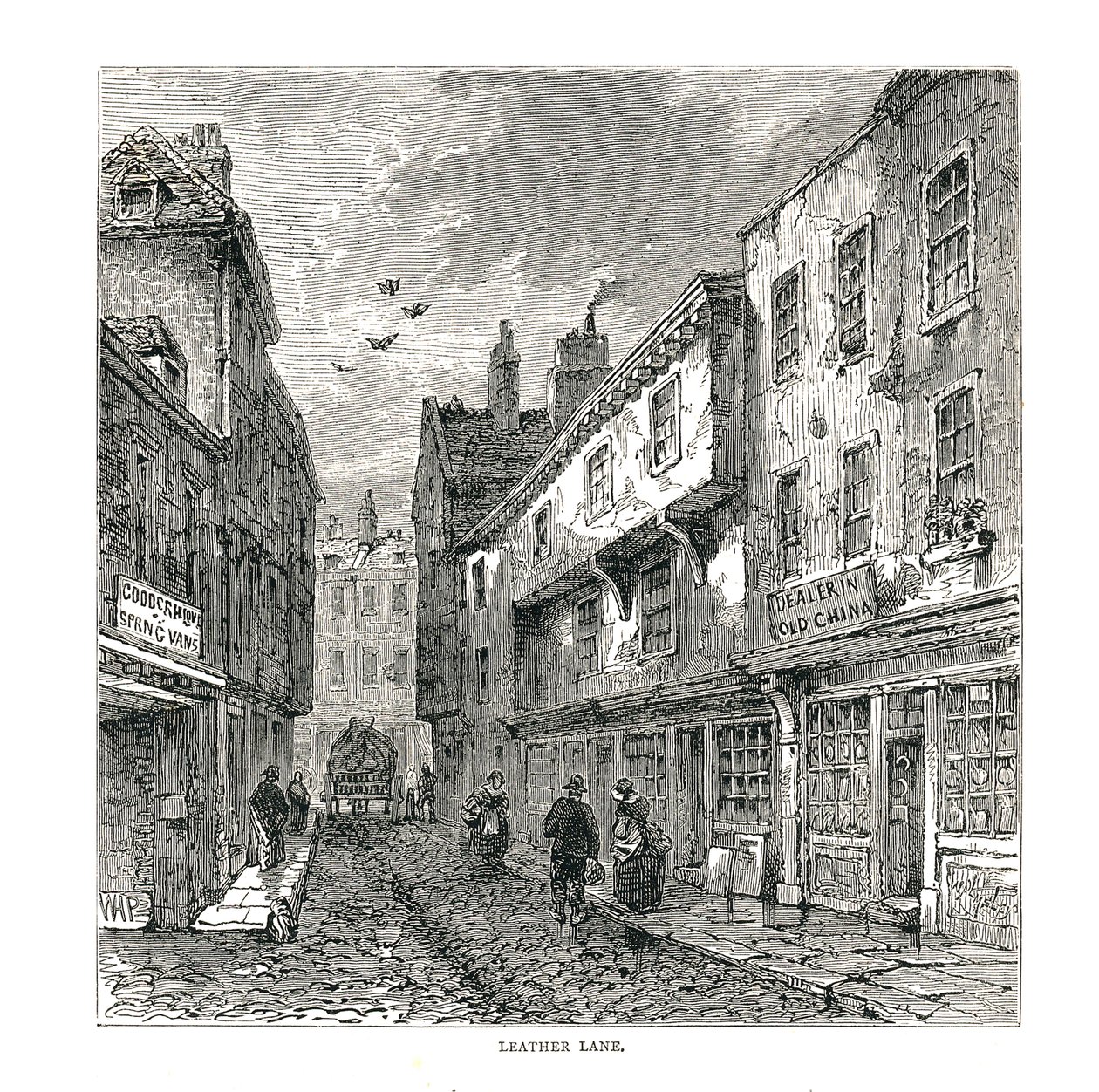 Leather Lane, 1878 od Unbekannt
