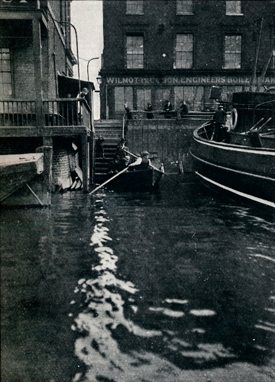Opuštění Battle Bridge Stairs, Londýn, c1900 1901 od Unbekannt
