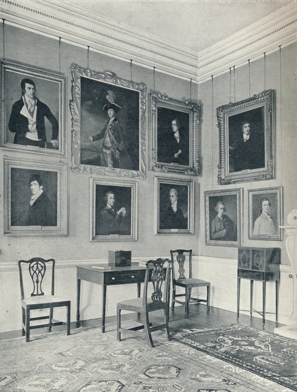 Zanechání portrétů v přijímacím pokoji, 1926 od Unbekannt