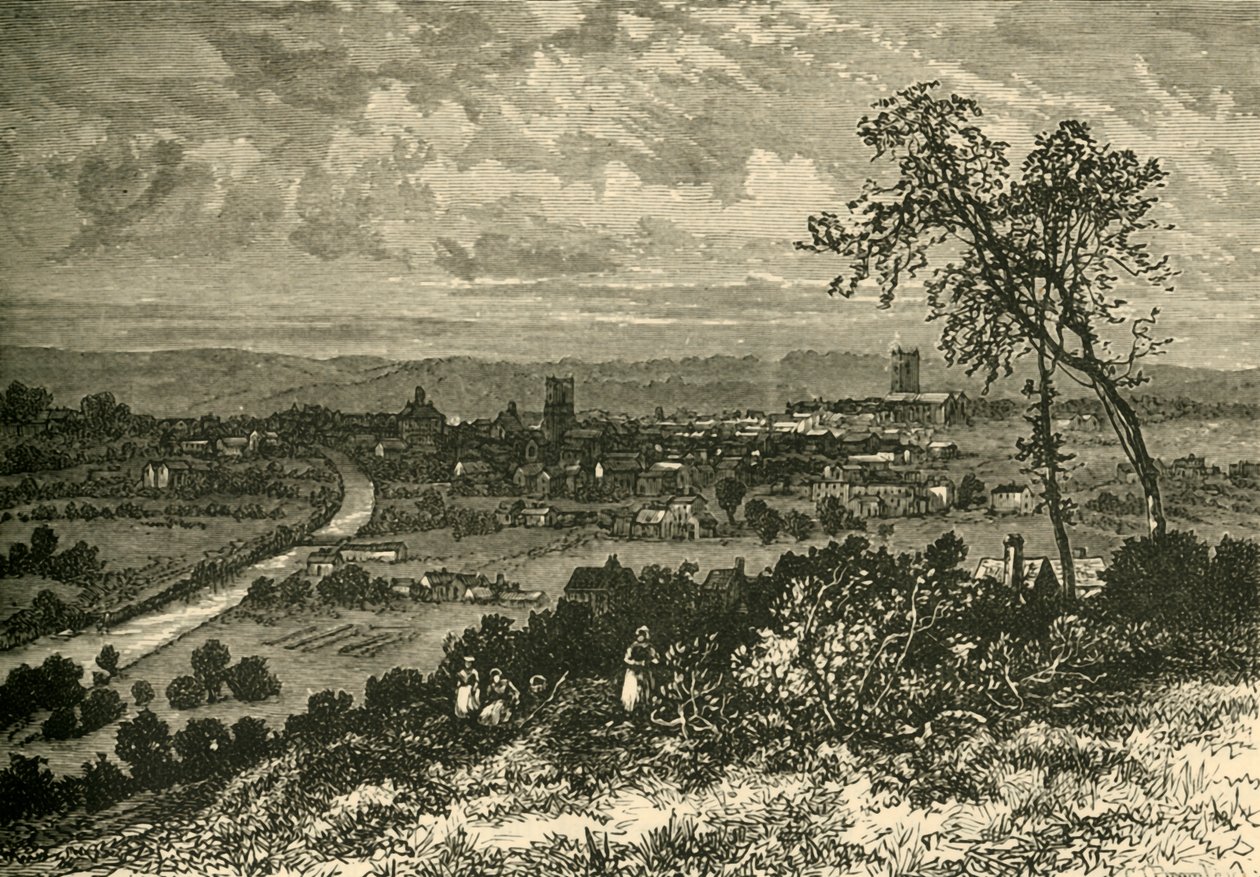 Leeds v rané části osmnáctého století, 1898. od Unbekannt