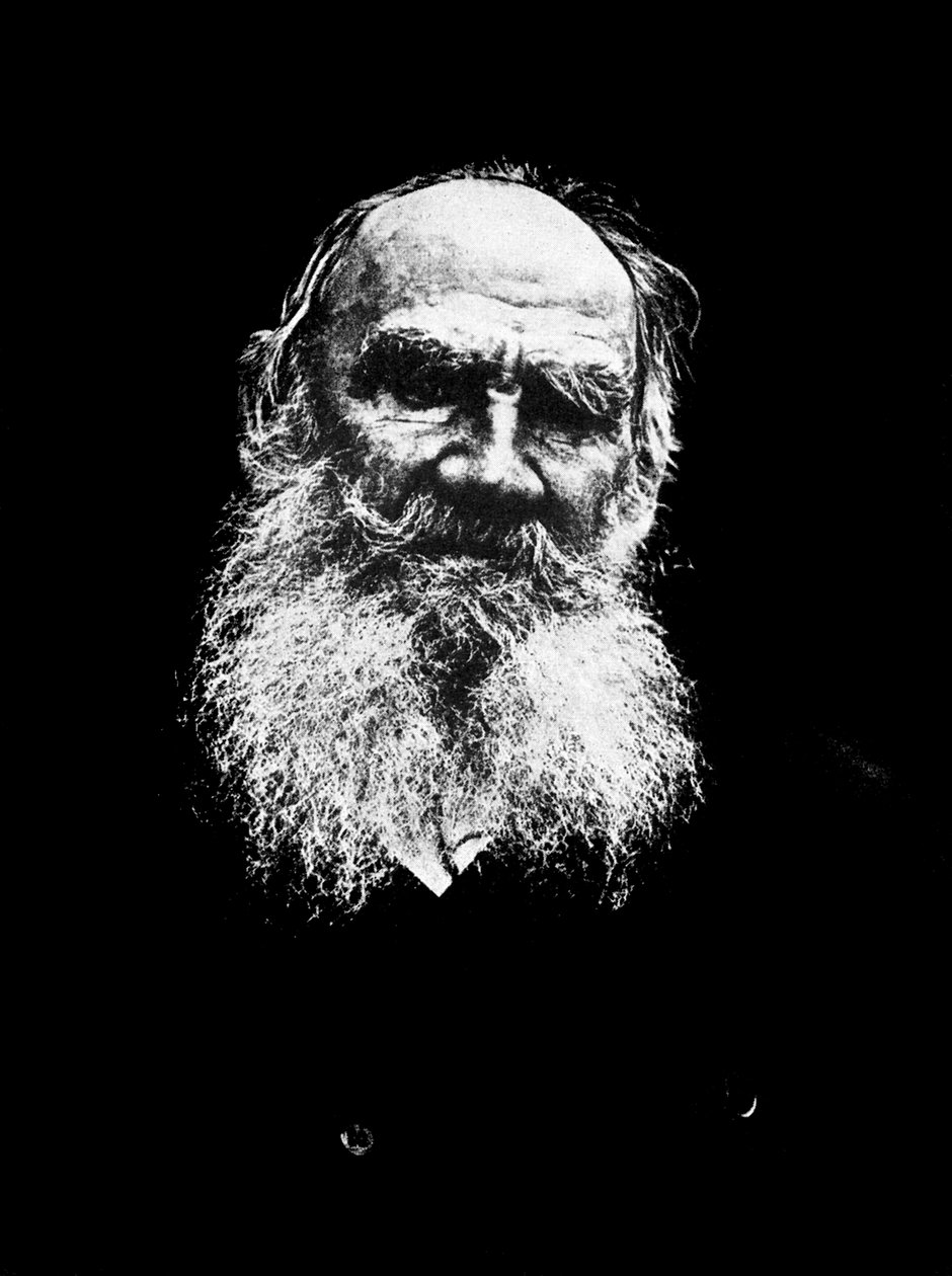 Lev Tolstoj, ruský romanopisec, c1900 1956 od Unbekannt