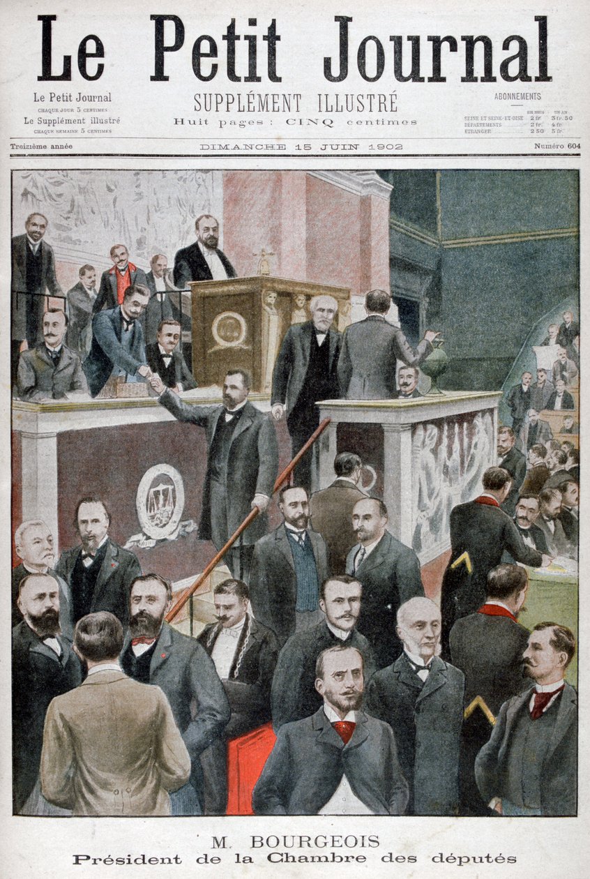 Leon Bourgeois, předseda Poslanecké sněmovny, 1902 od Unbekannt