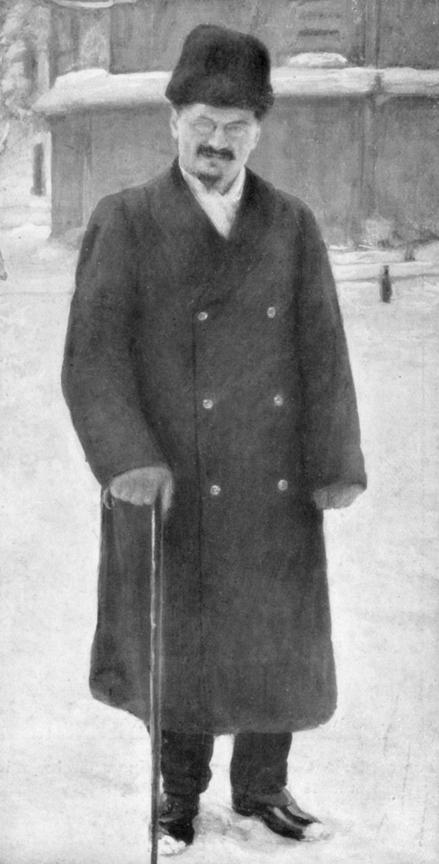 Leon Trockij v Brest-Litovsku, 7. ledna 1918, 1929 od Unbekannt