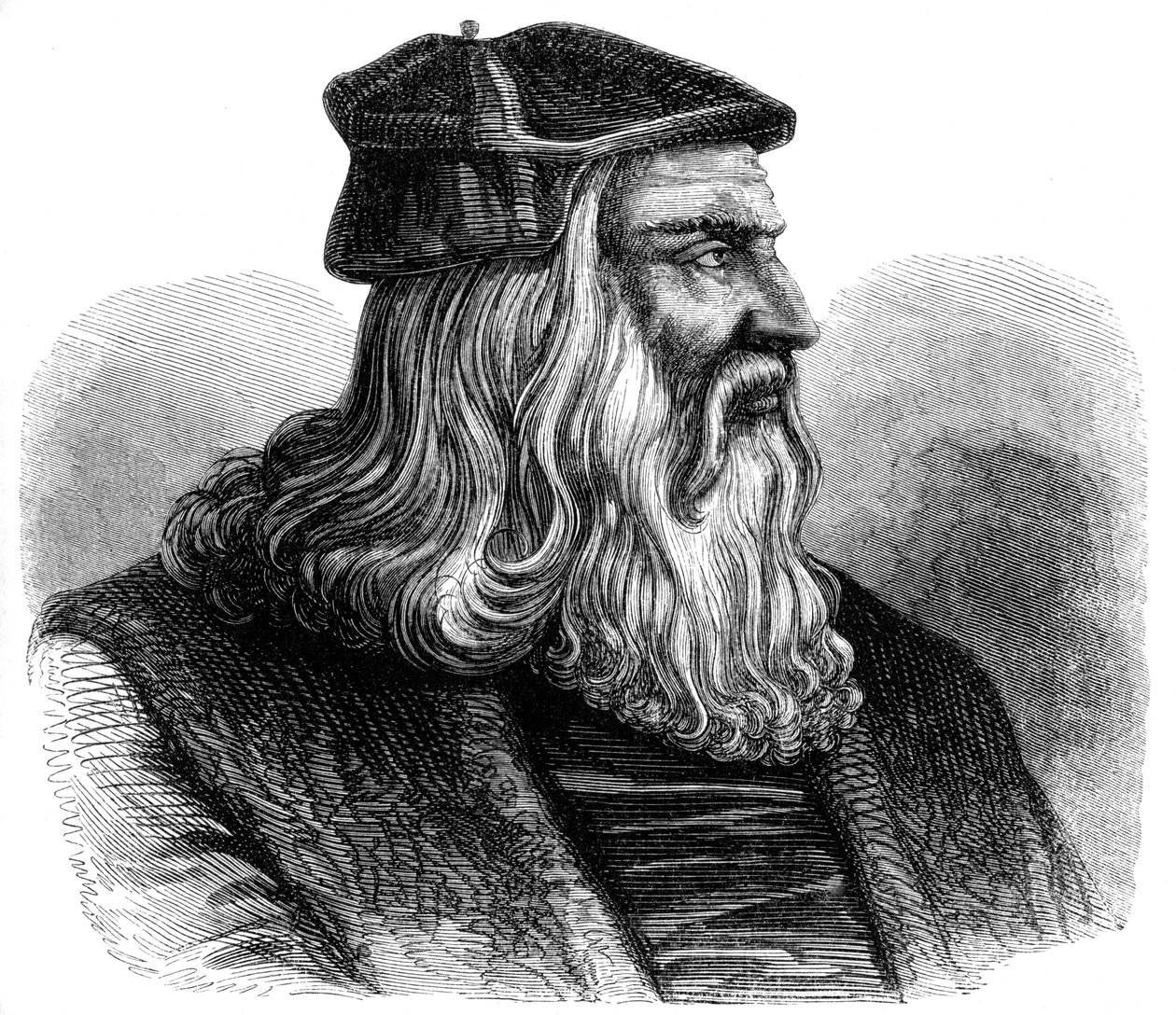 Leonardo da Vinci 1452-1519, 16. století 1849 od Unbekannt