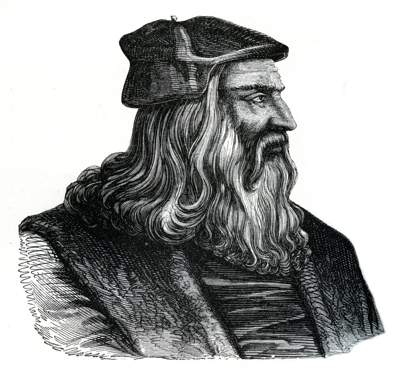 Leonardo da Vinci, 16. století, 1870 od Unbekannt
