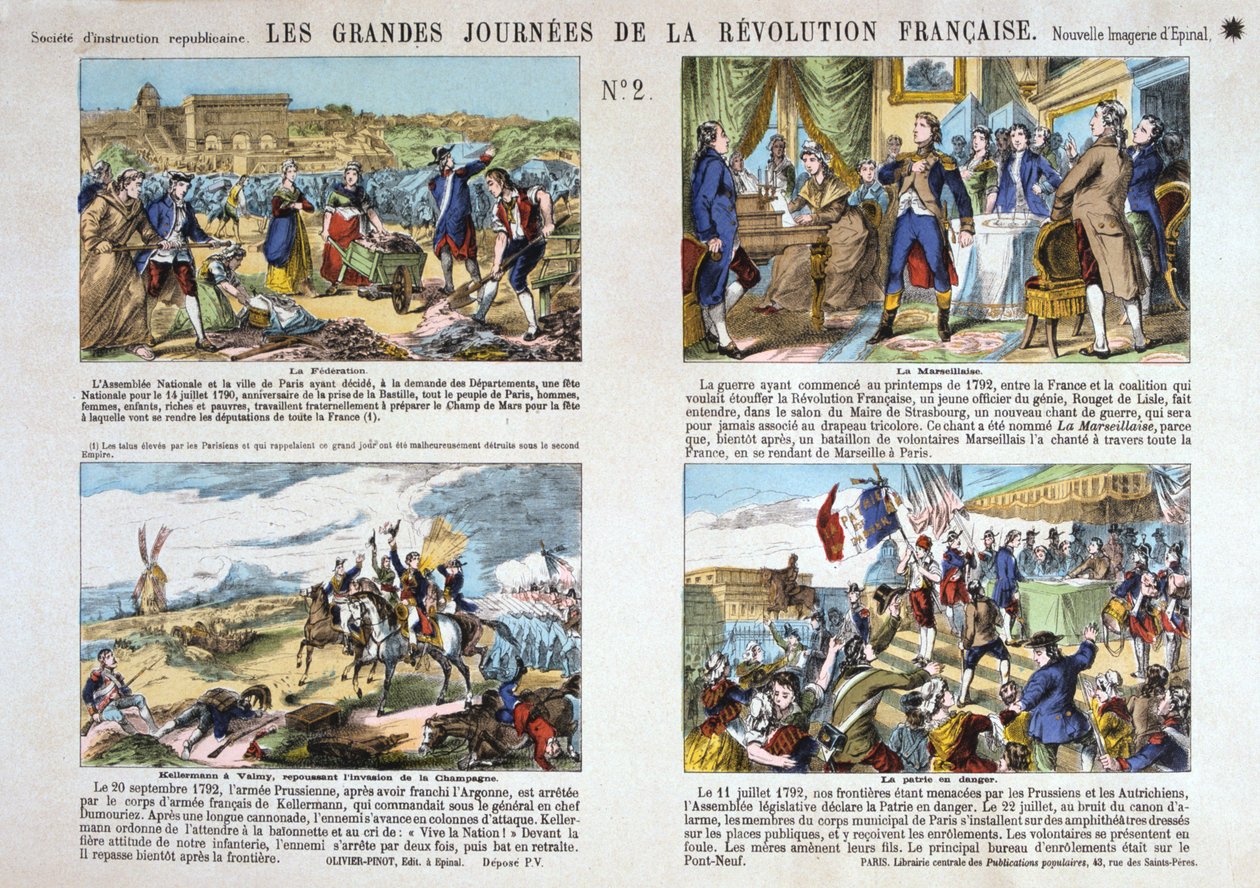 Velké dny francouzské revoluce, revoluce roku 1789, Francie od Unbekannt