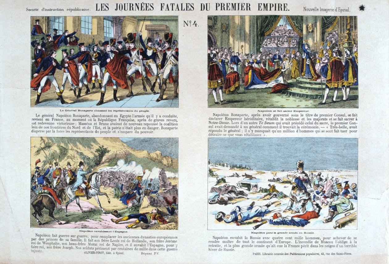 Les Journee Fatales du Premier Empire, revoluce roku 1789, Francie od Unbekannt