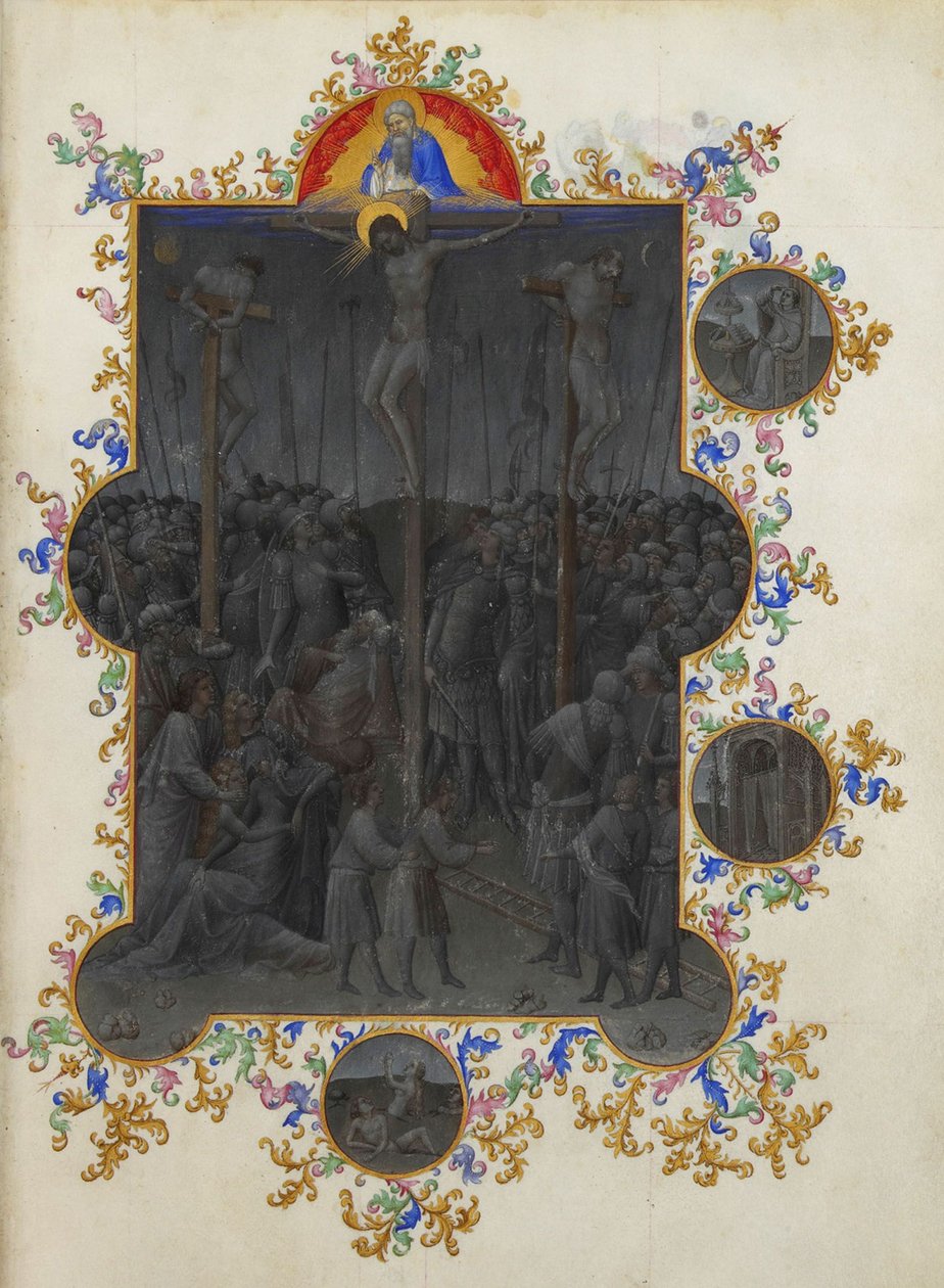 Les Très Riches Heures du Duc de Berry, Folio 153r - Kristova smrt od Unbekannt