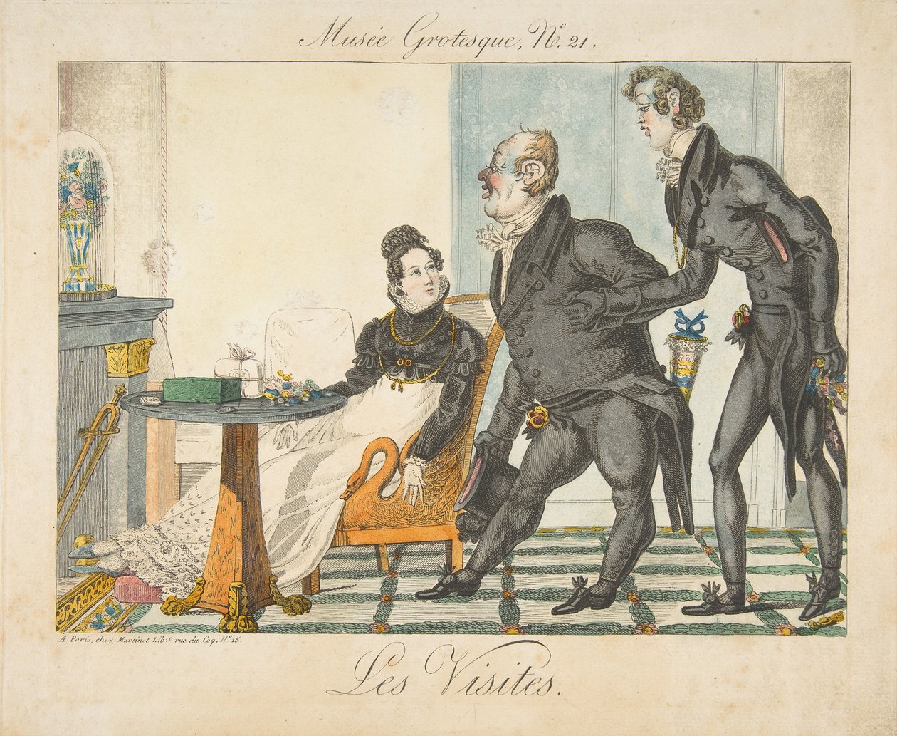 The Visits, Musée Grotesque, č. 21, začátek 19. století. od Unbekannt