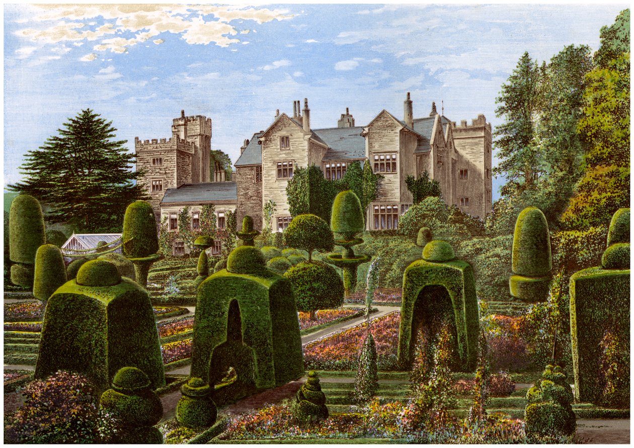 Levens Hall, Cumbria, c1880 od Unbekannt