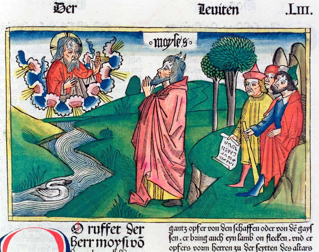 Leviticus 1:1-7: Zákon obětin od Unbekannt