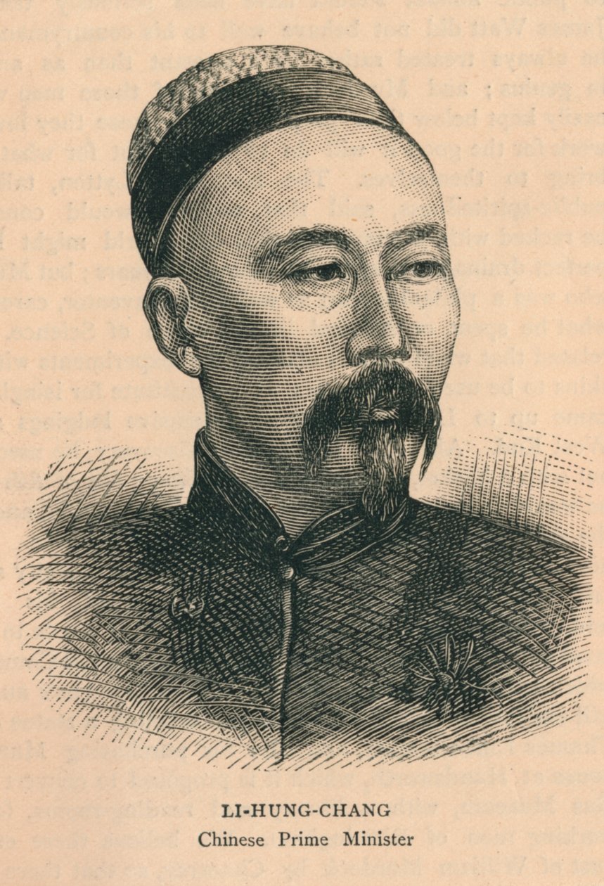 Li-Hung Chang, čínský premiér, konec 19. století. od Unbekannt