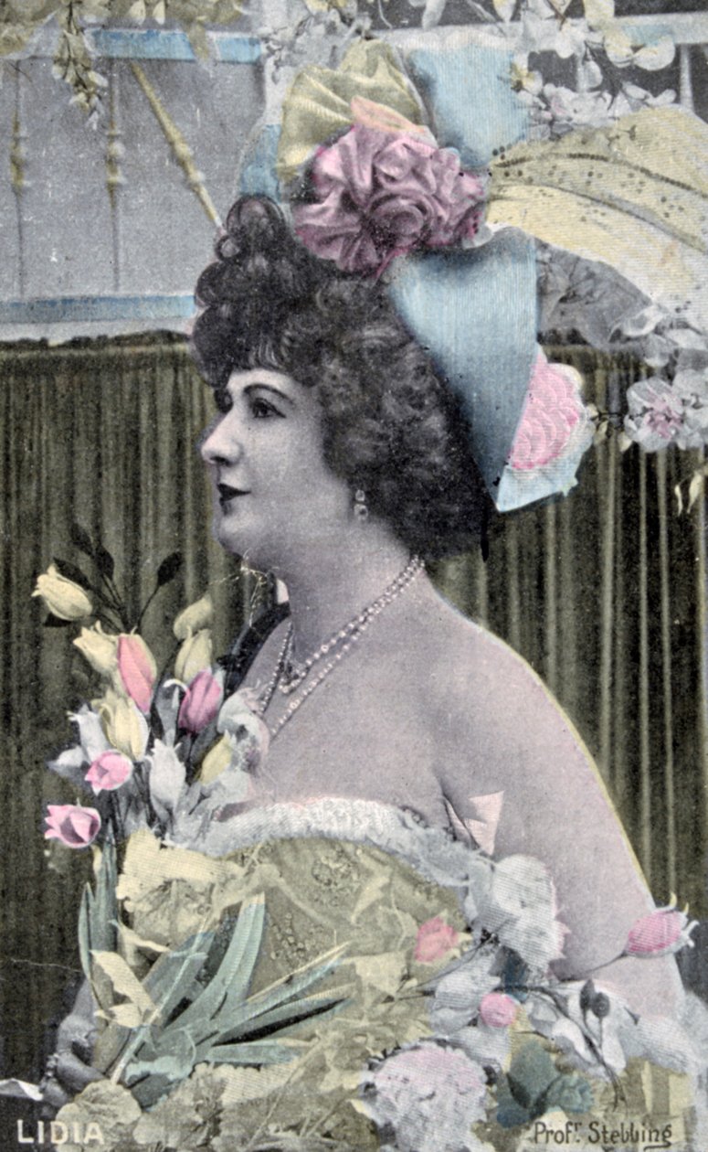 Lidia, vintage francouzská pohlednice, c1900 od Unbekannt