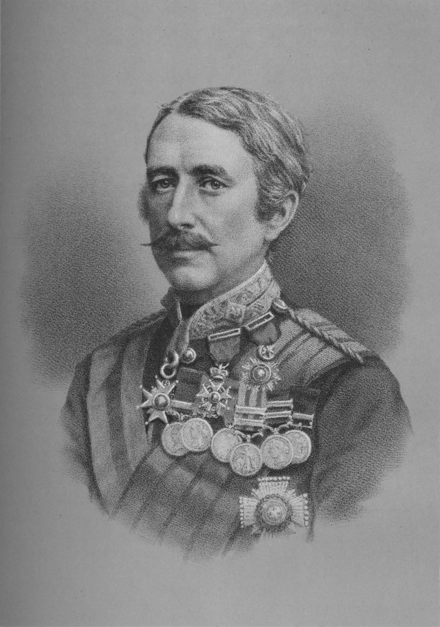 Generálporučík Sir Garnet Joseph Wolseley, britský voják, 1882 1883 od Unbekannt