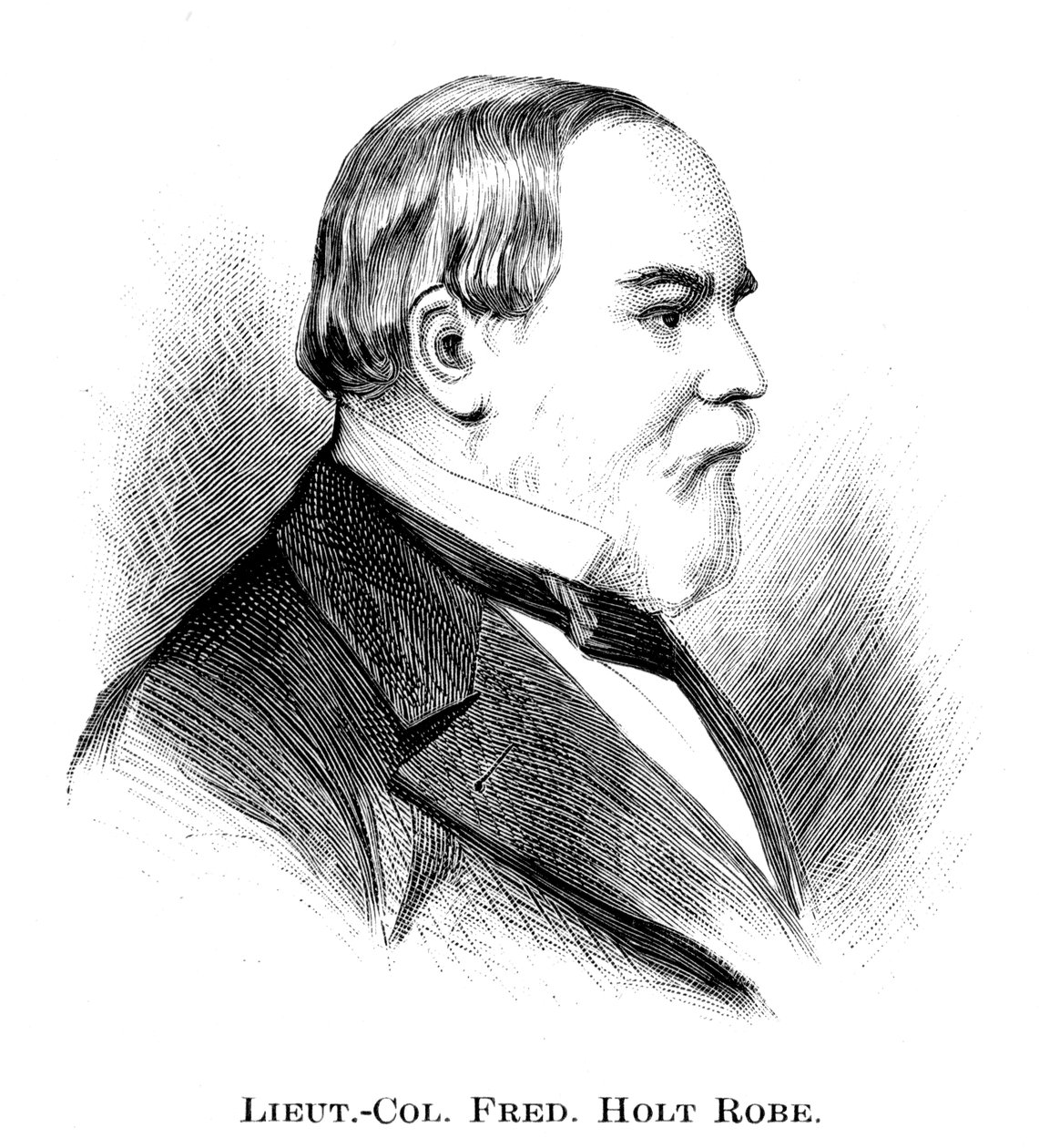 Podplukovník Frederick Holt Robe, 1886 od Unbekannt