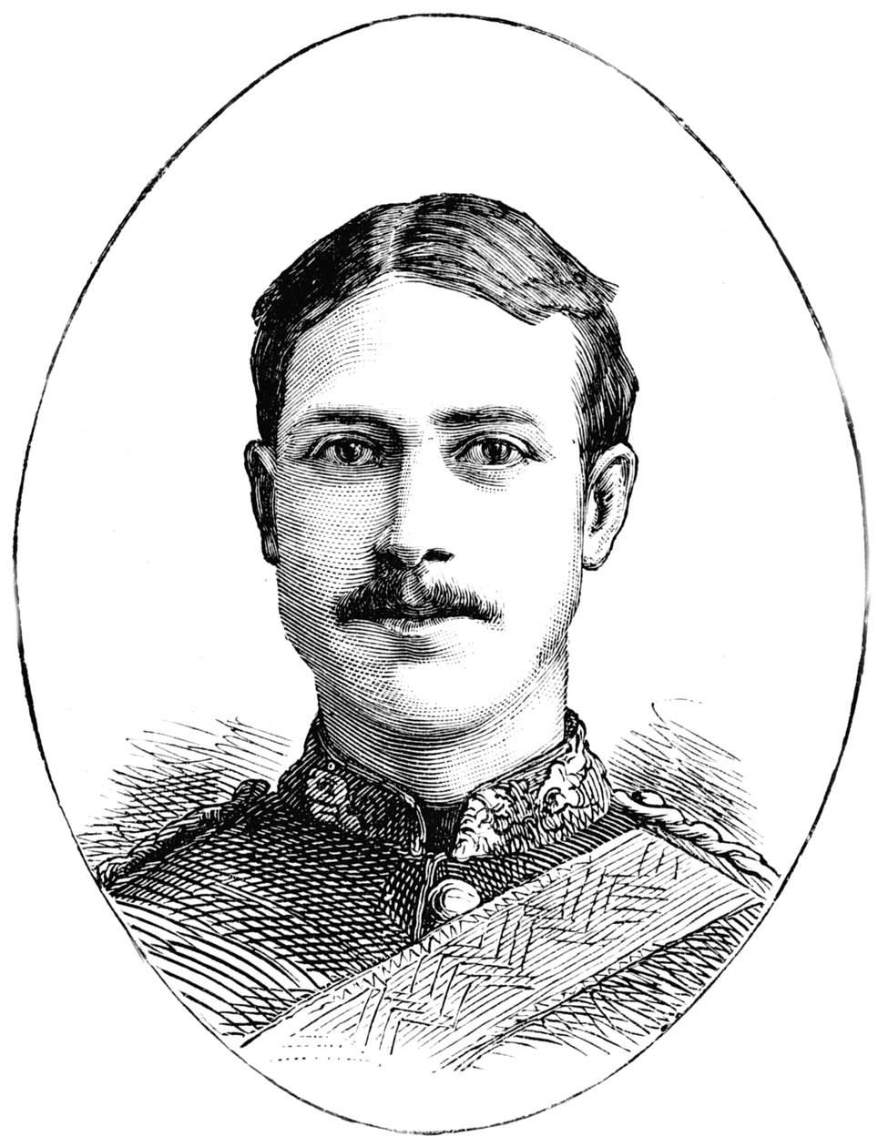 Poručík Henry Gribble, 3. dragounská garda, c1882 od Unbekannt