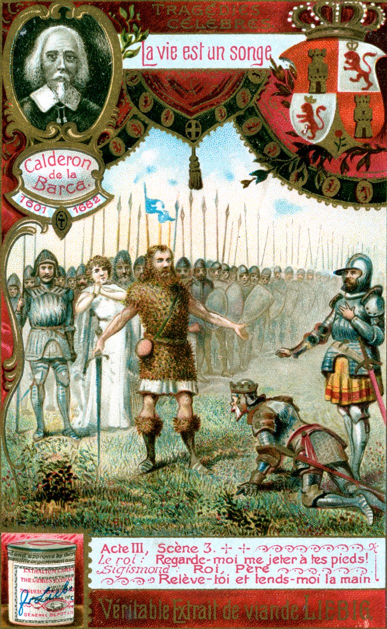Život je sen od Calderona de la Barca 1600-1681, c1900 od Unbekannt