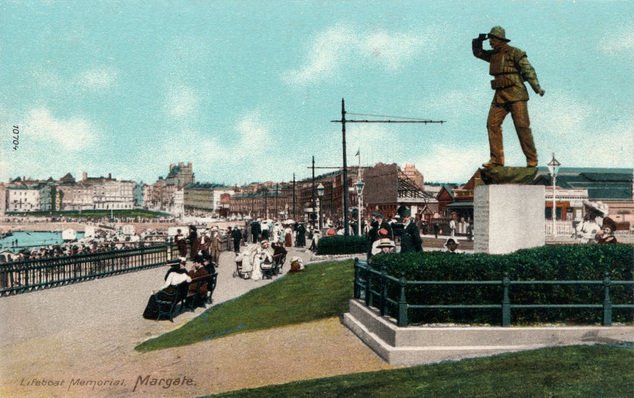 Památník záchranného člunu, Margate, Kent, c1905 od Unbekannt