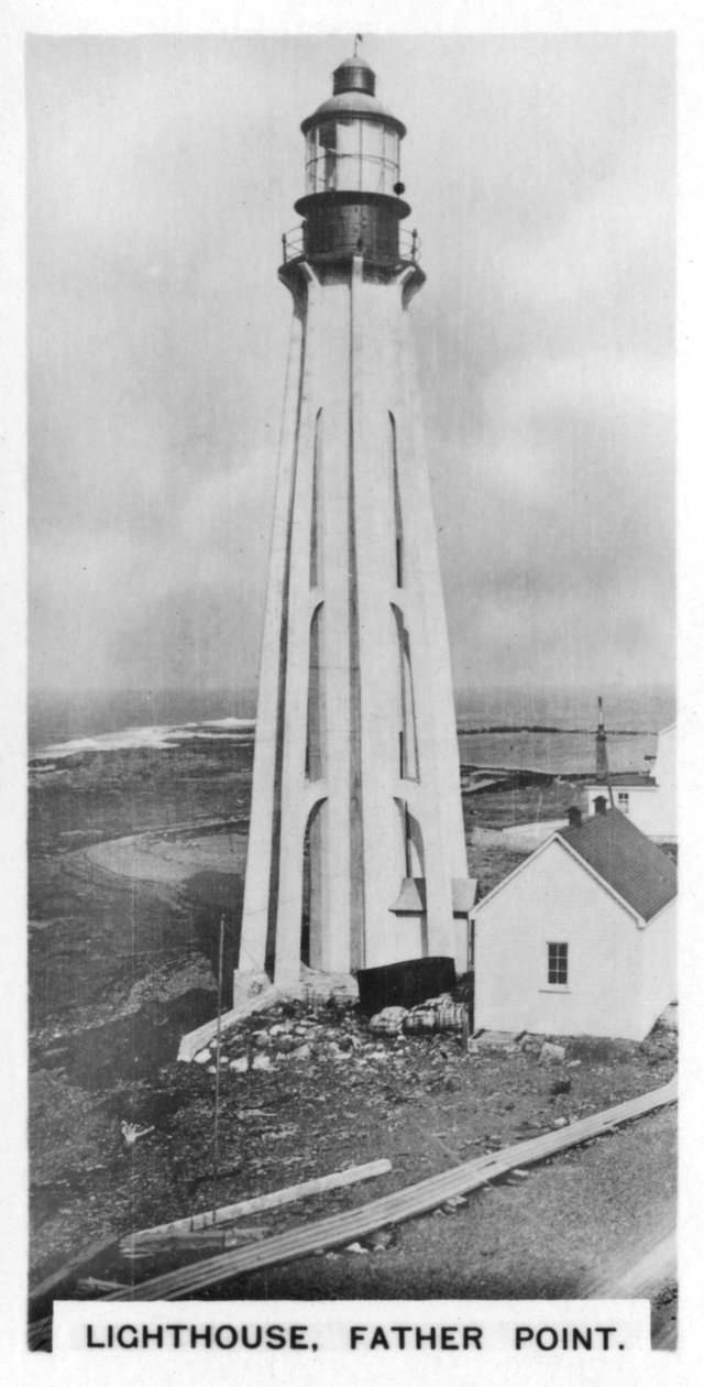 Maják, Father Point, Quebec, Kanada, c1920 od Unbekannt