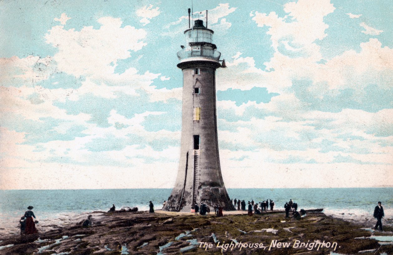 Maják v New Brighton, Wirral, Merseyside, 1904 od Unbekannt