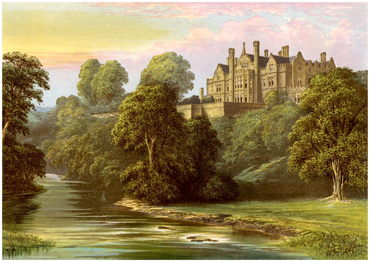 Lilburn Tower, Northumberland, domov rodiny Collingwood, c1880 od Unbekannt