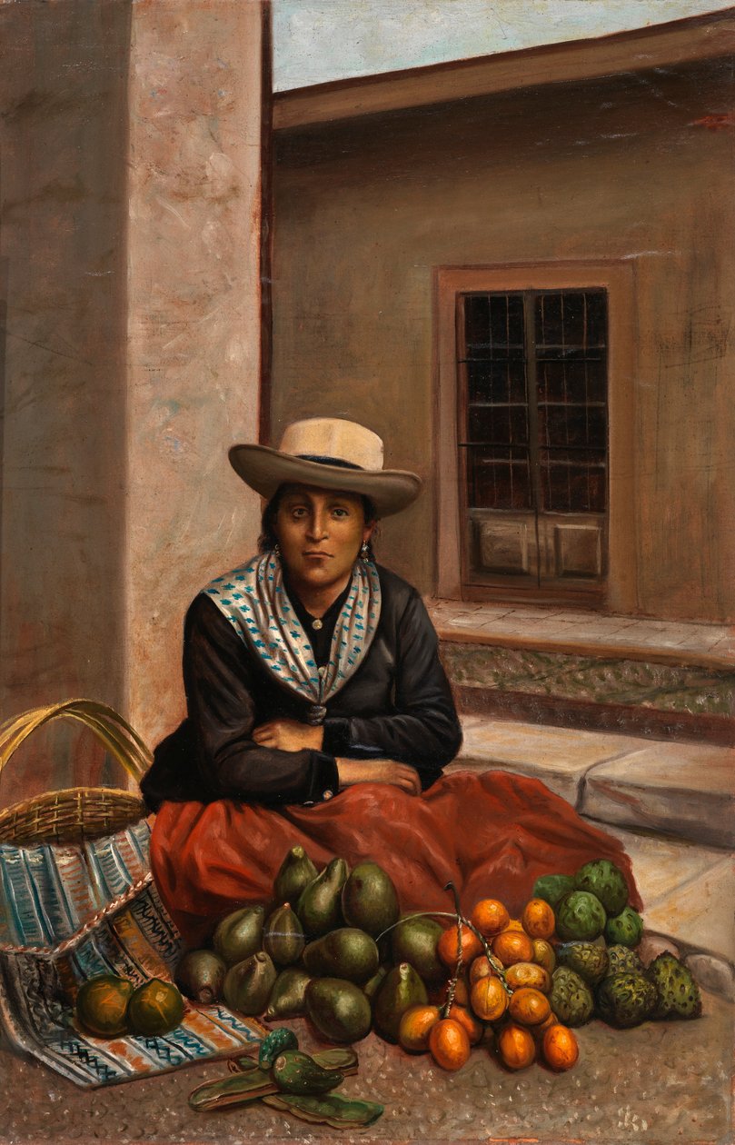 Lima Woman, ca. 1890-1892. od Unbekannt