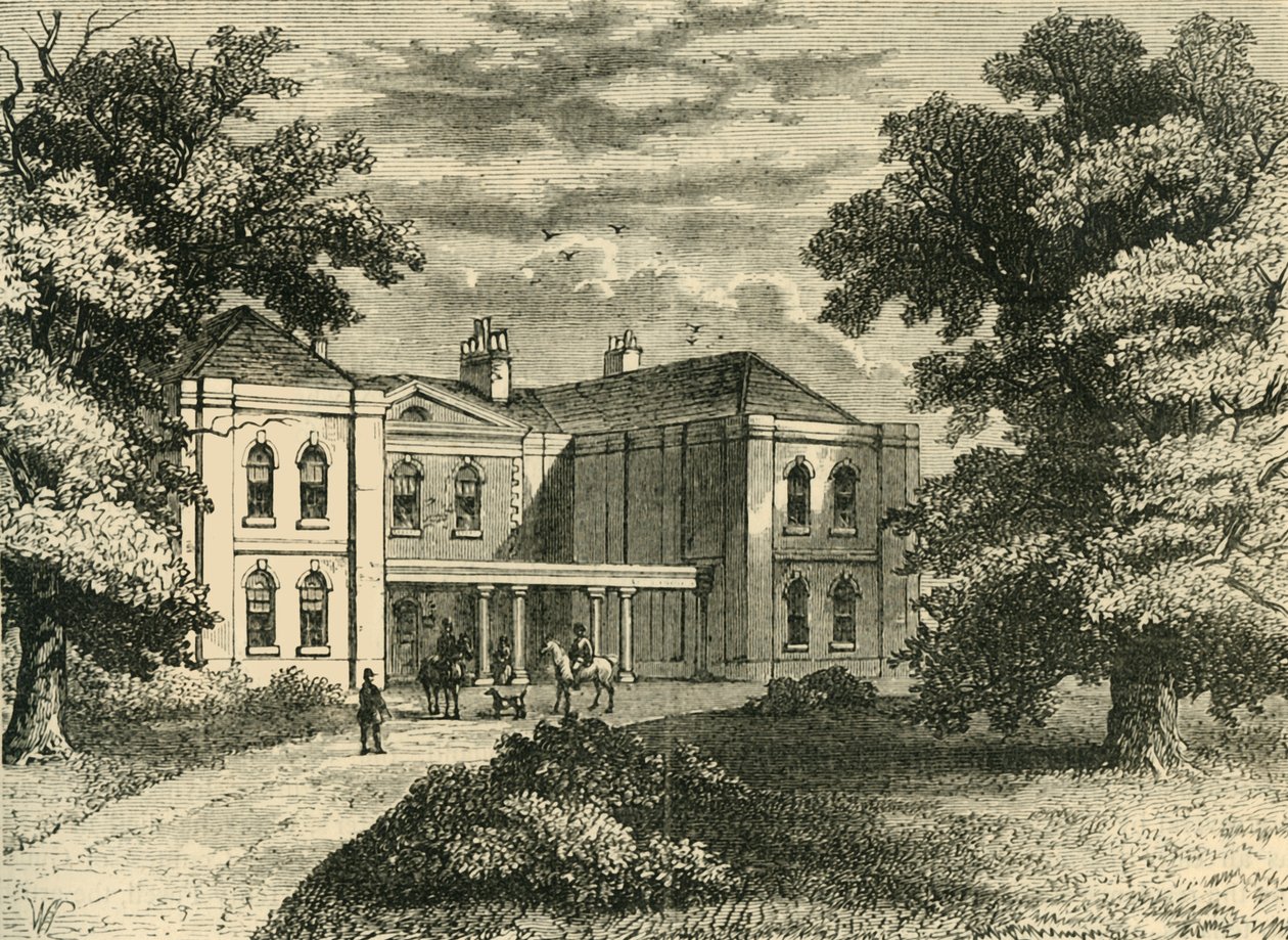 Lime Grove, Putney, v roce 1810, c1878. od Unbekannt