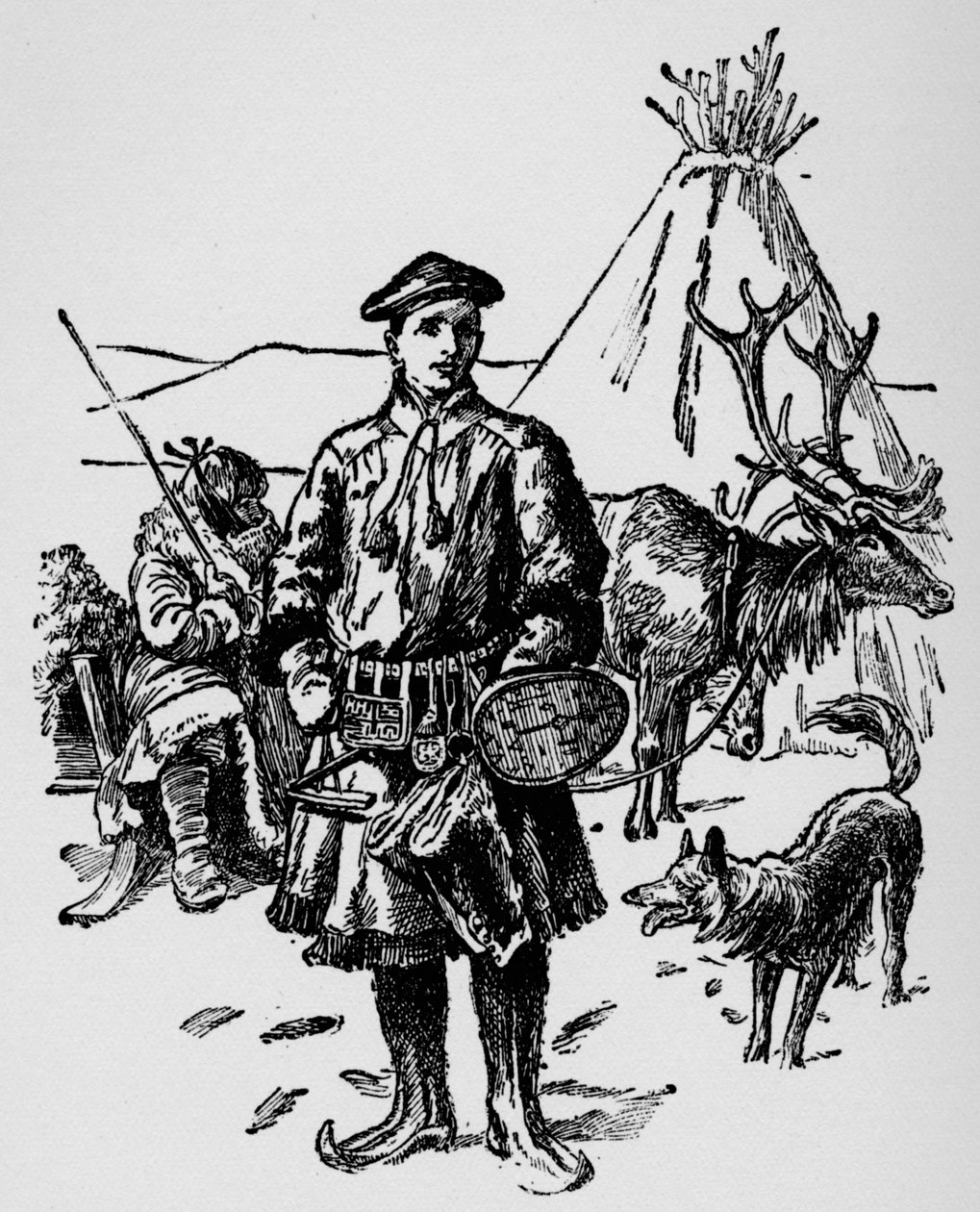 Linné v laponských šatech, c1918 od Unbekannt