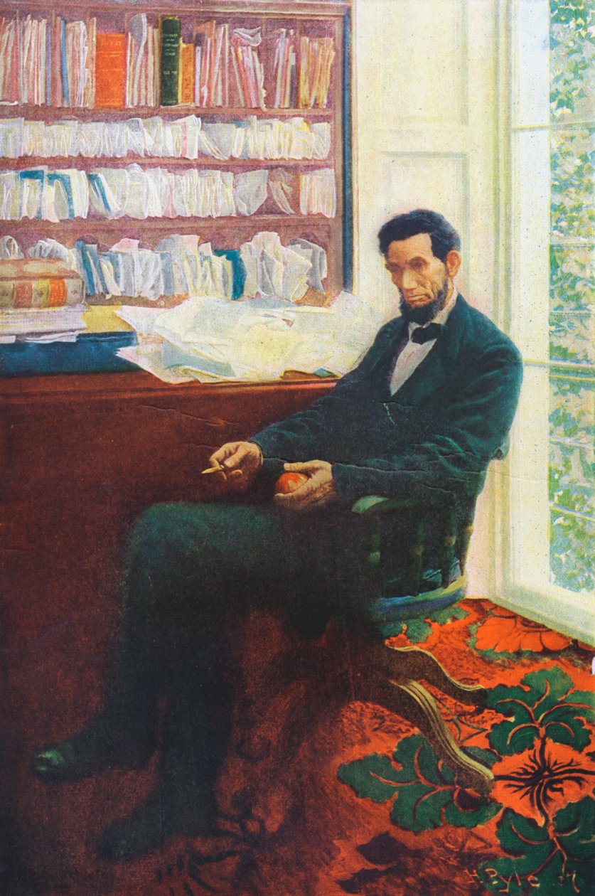 Lincolns Last Day, Abraham Lincoln 1891-1865, 1907 od Unbekannt