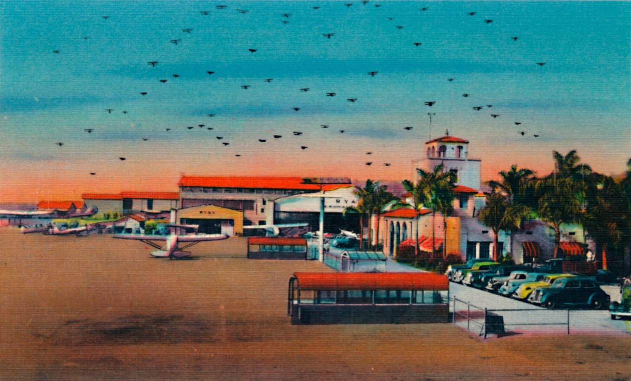 Lindbergh Field a administrativní budova. San Diego, Kalifornie, c1941 od Unbekannt