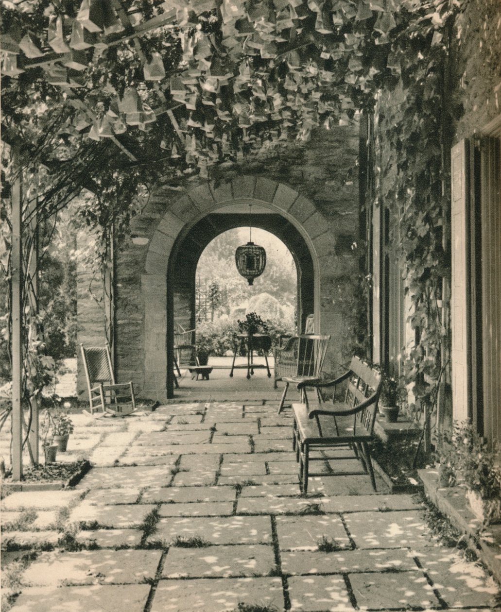 Living Terrace, Country House pana W. Griffina Gribbela, Chestnut Hill, Philadelphia, c1928 od Unbekannt