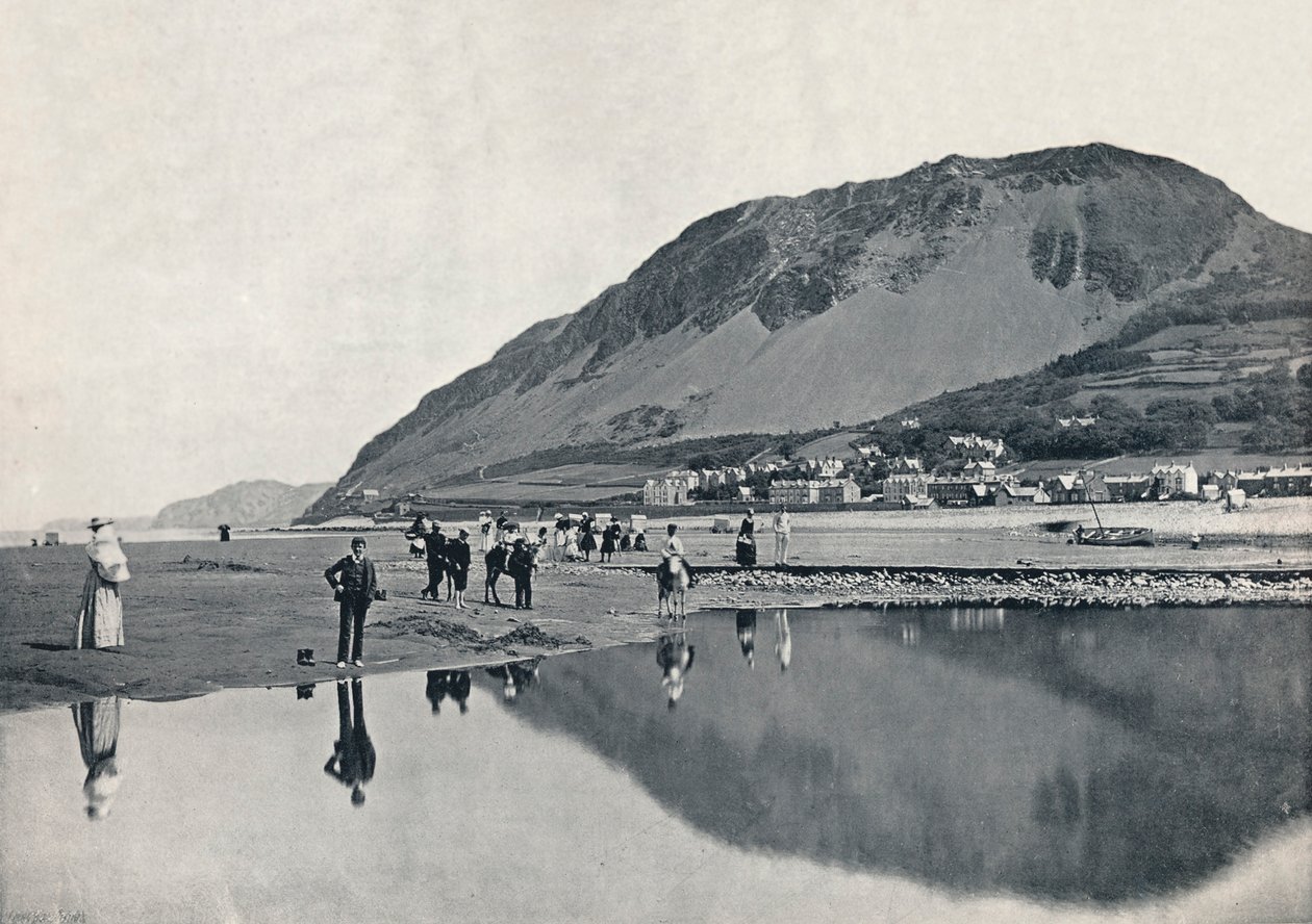 Llanfairechan - Vesnice a hora Penmaenmawr, 1895 od Unbekannt