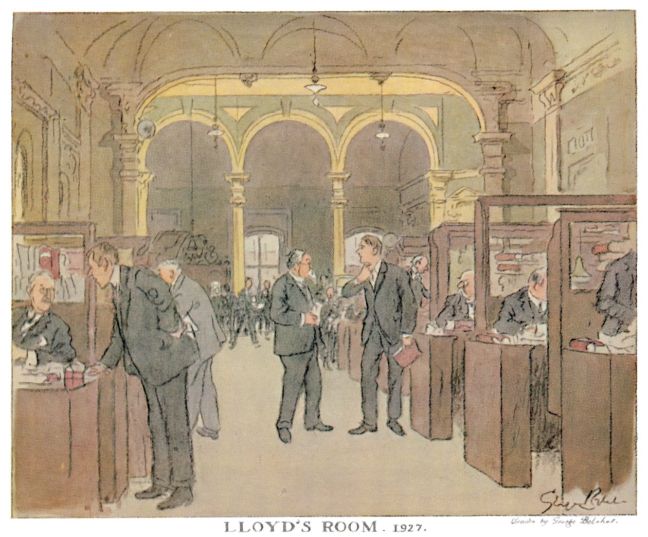 Lloydův pokoj. 1927 – As Seen by a Punch Artist, 1928 od Unbekannt