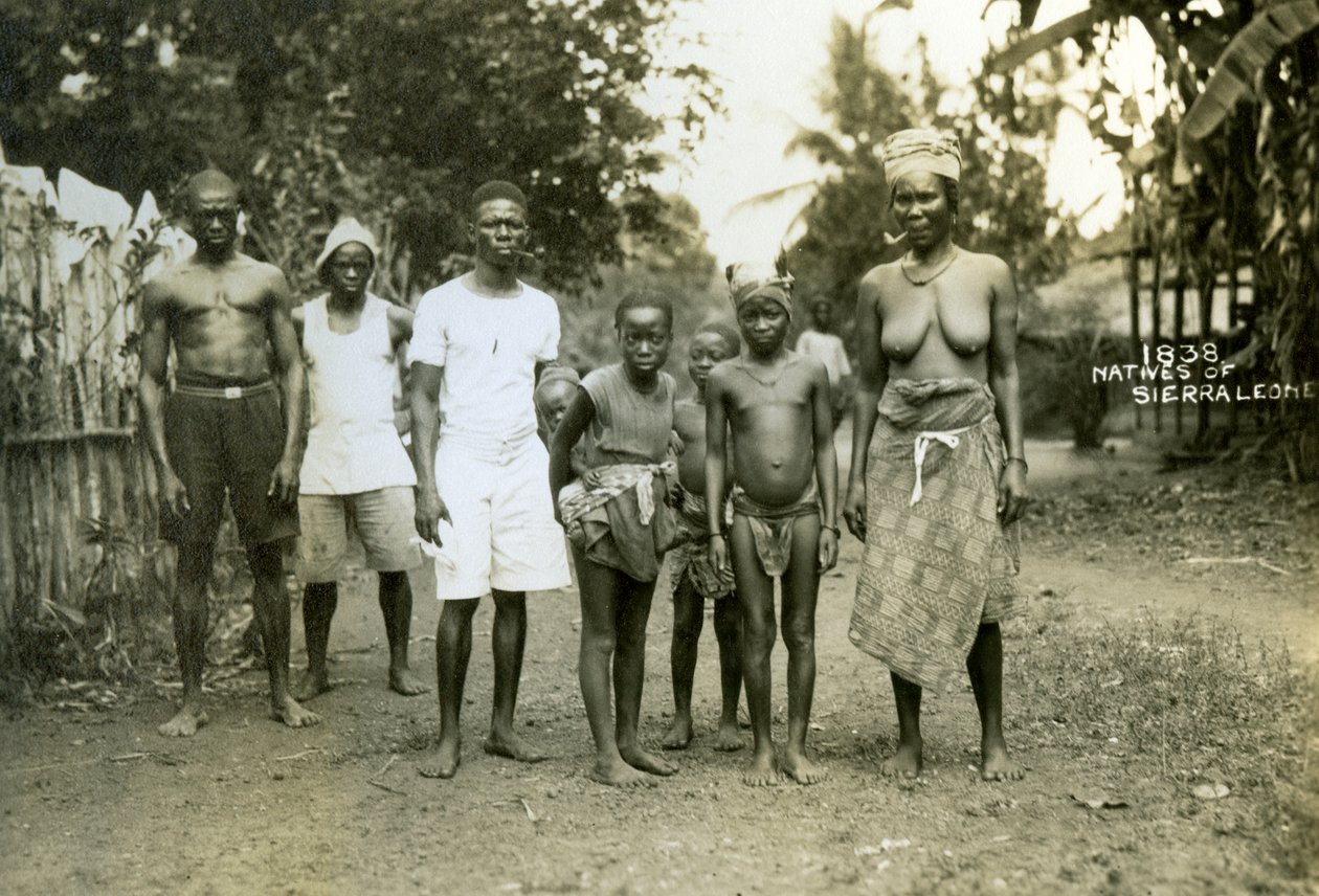 Místní lidé, Sierra Leone, 20. století od Unbekannt