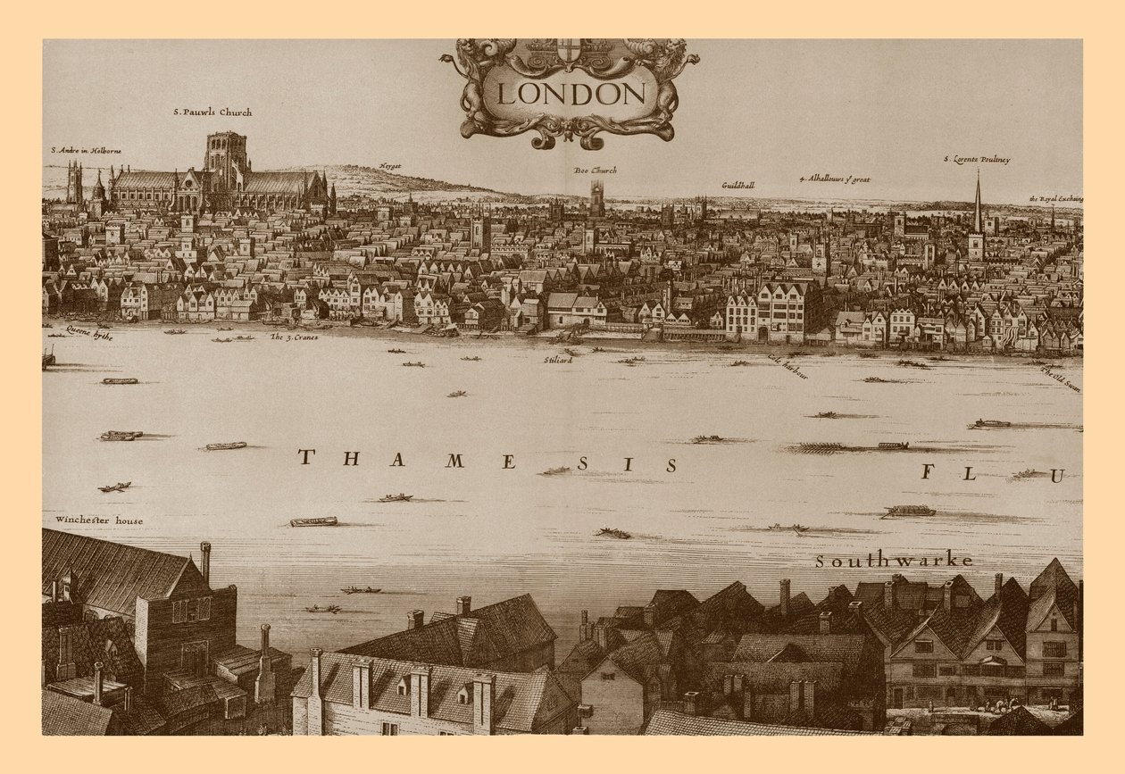 Londýn, 1647, 1886 od Unbekannt