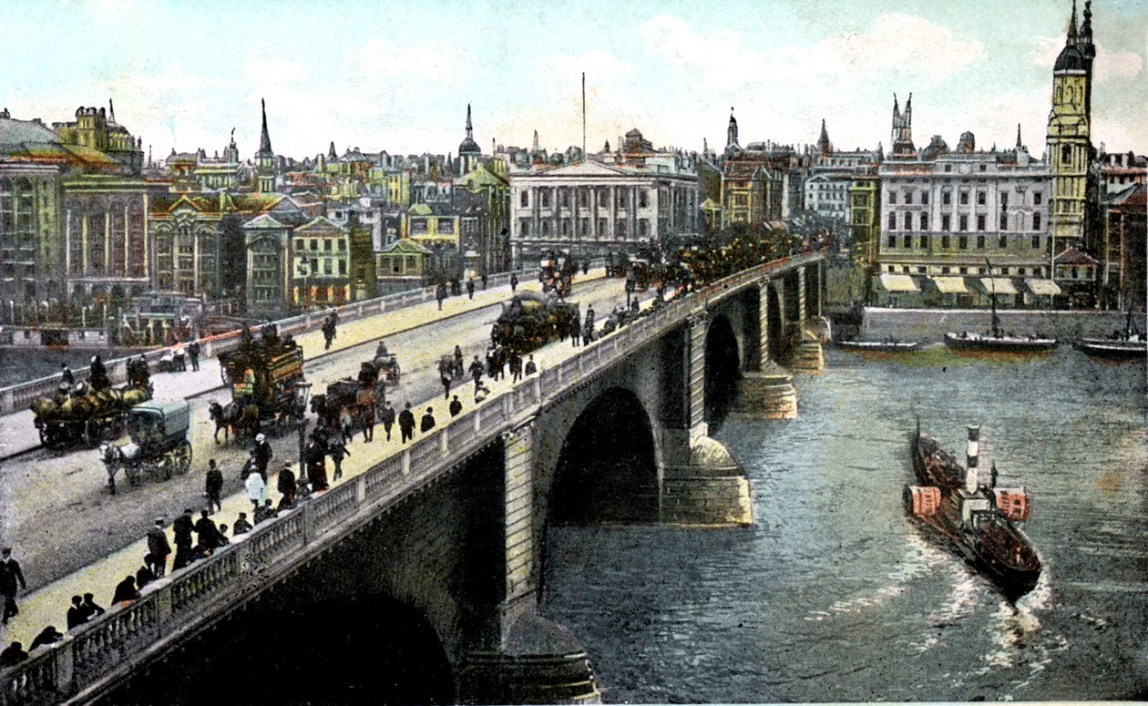 London Bridge po rozšíření v roce 1904, Londýn, 20. století od Unbekannt