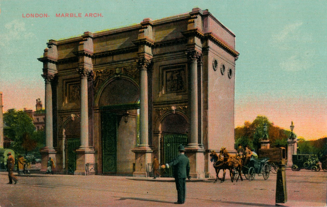 Londýn, Marble Arch, c1906 od Unbekannt