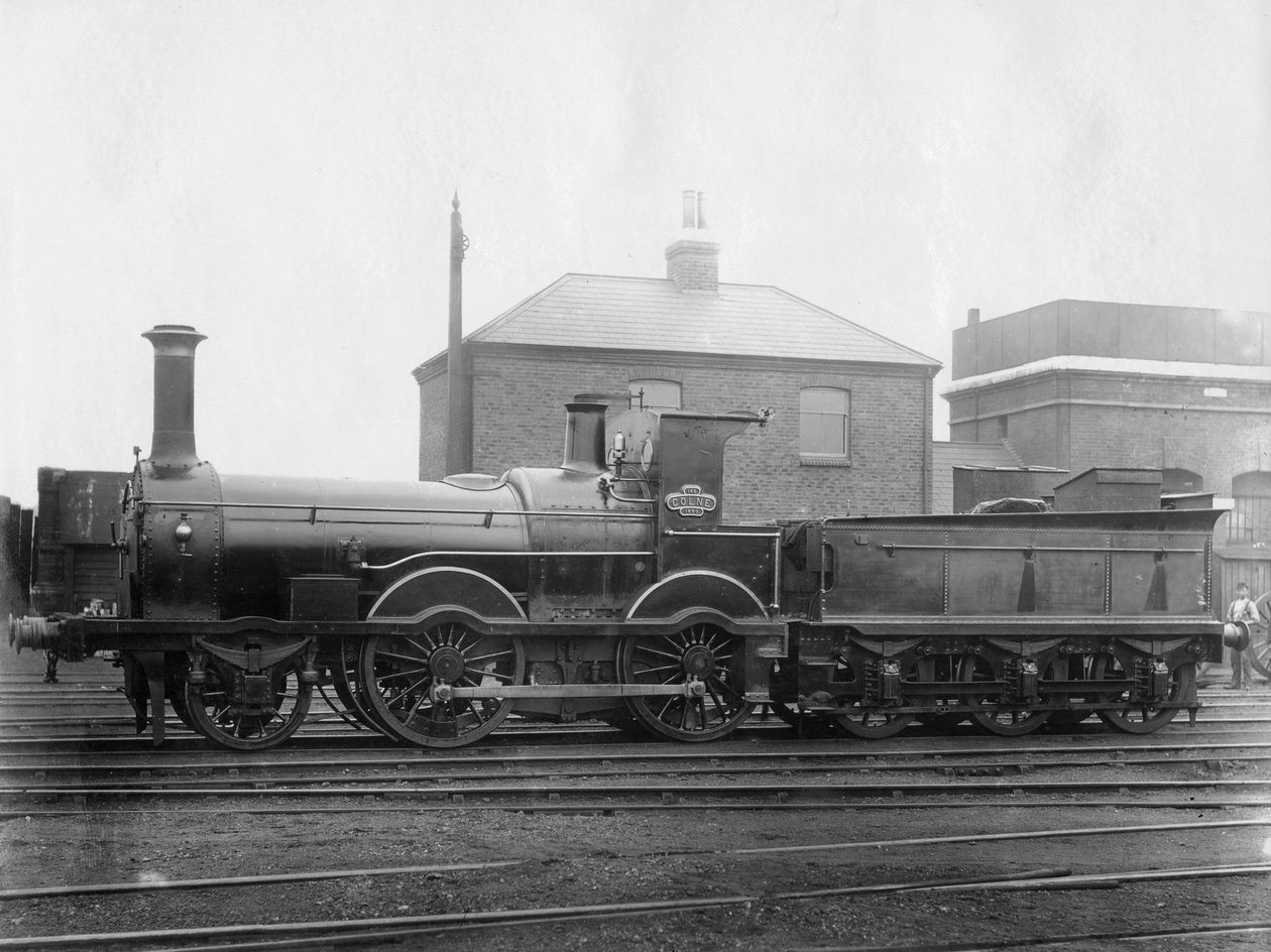 Lokomotiva London & South Western Railway LSWR č. 148, Colne s nabídkou, c1880 od Unbekannt