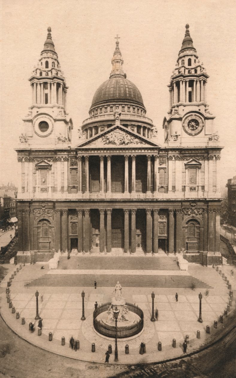 Londýn, St. Pauls Cathedral, 1924, c1900-1930 od Unbekannt