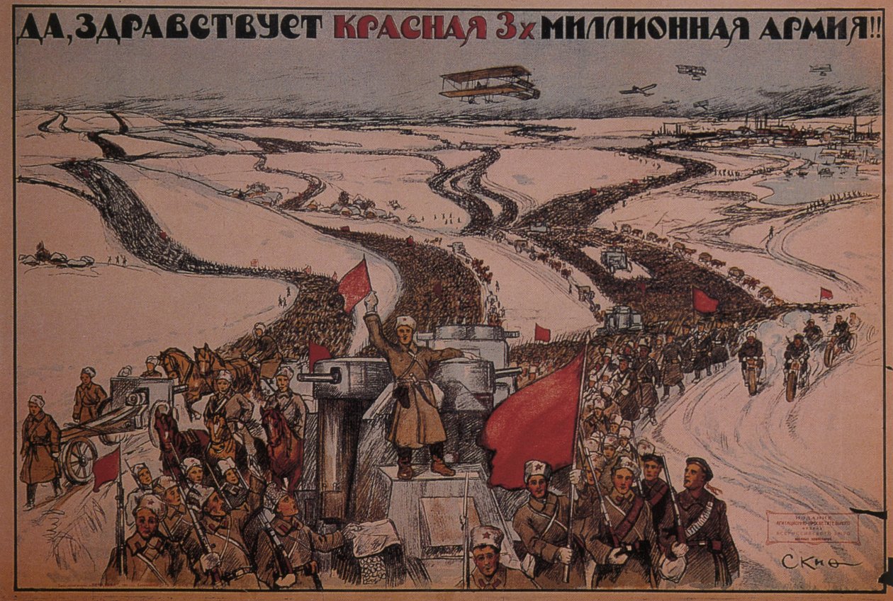 Ať žije třímilionová Rudá armáda!, 1919 od Unbekannt