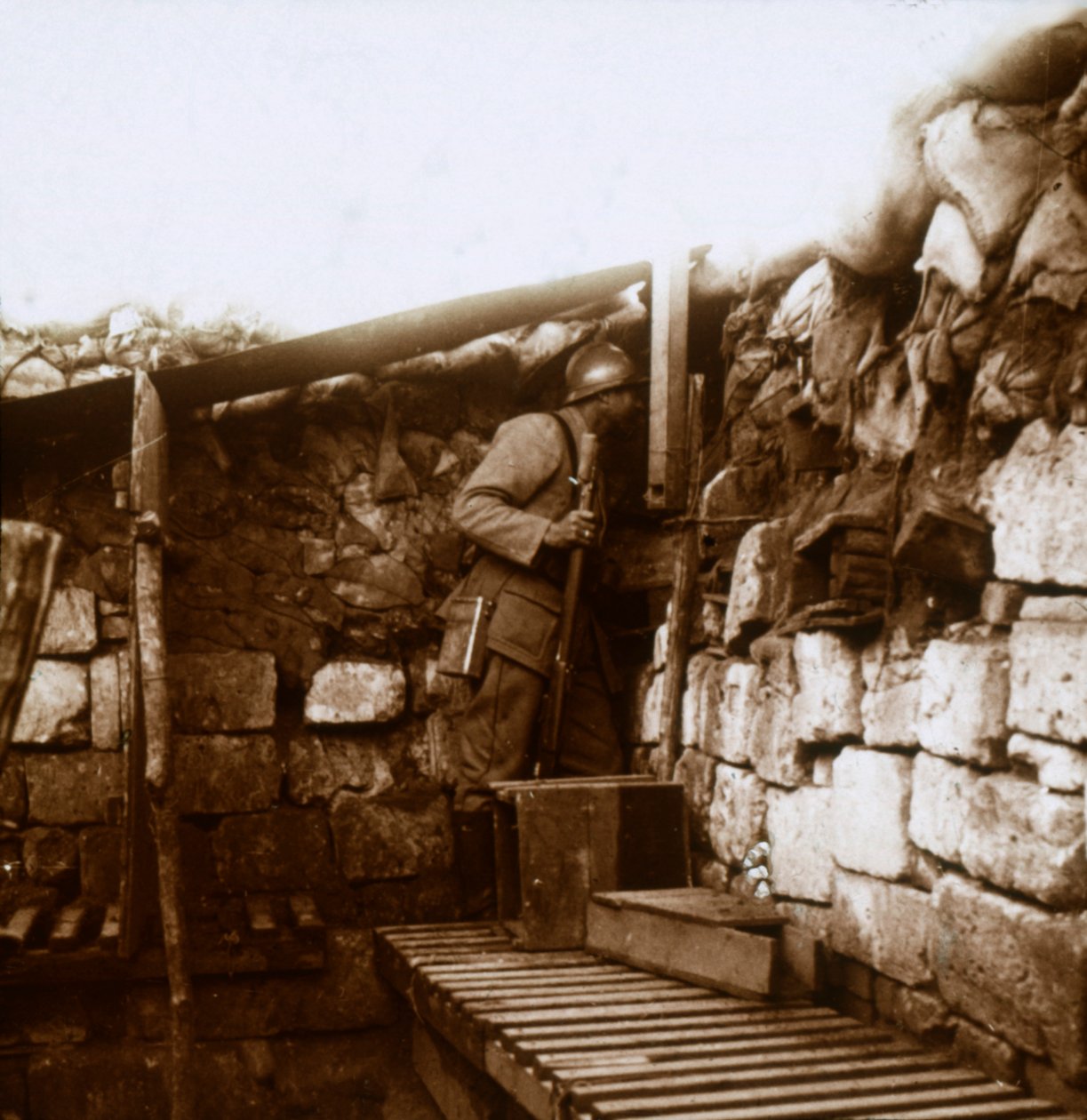 Vyhlídka, Champagne, Francie, c1914-c1918 od Unbekannt