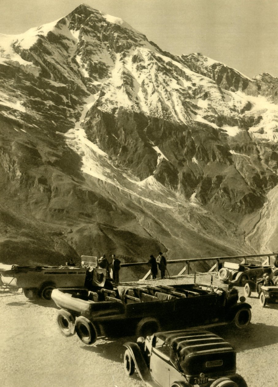 Vyhlídka v Hochmais na Grossglocknerské alpské silnici, Rakousko, c1935. od Unbekannt