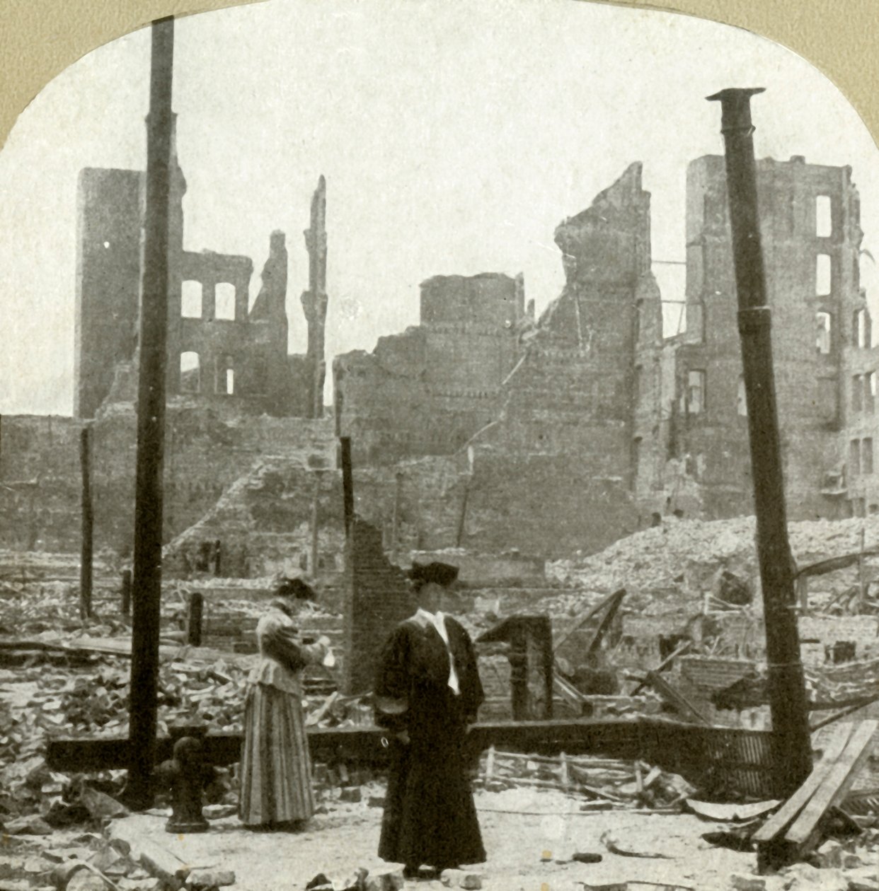 Při pohledu na severovýchod od rohu Ellis a Powell Sts, 1906. od Unbekannt