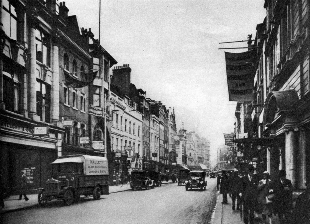 Pohled na jih v New Bond Street, Londýn, 1926-1927 od Unbekannt