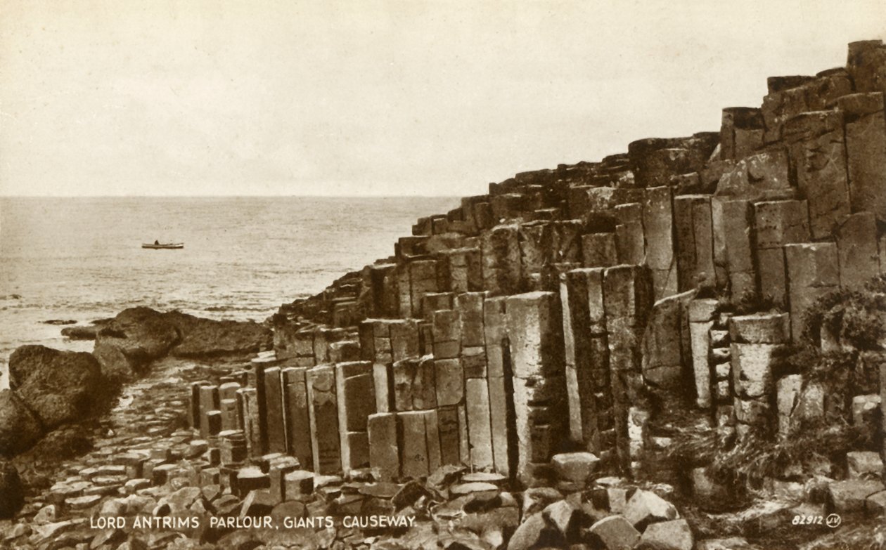 Lord Antrims Parlour, Giants Causeway, konec 19.-začátek 20. století. od Unbekannt