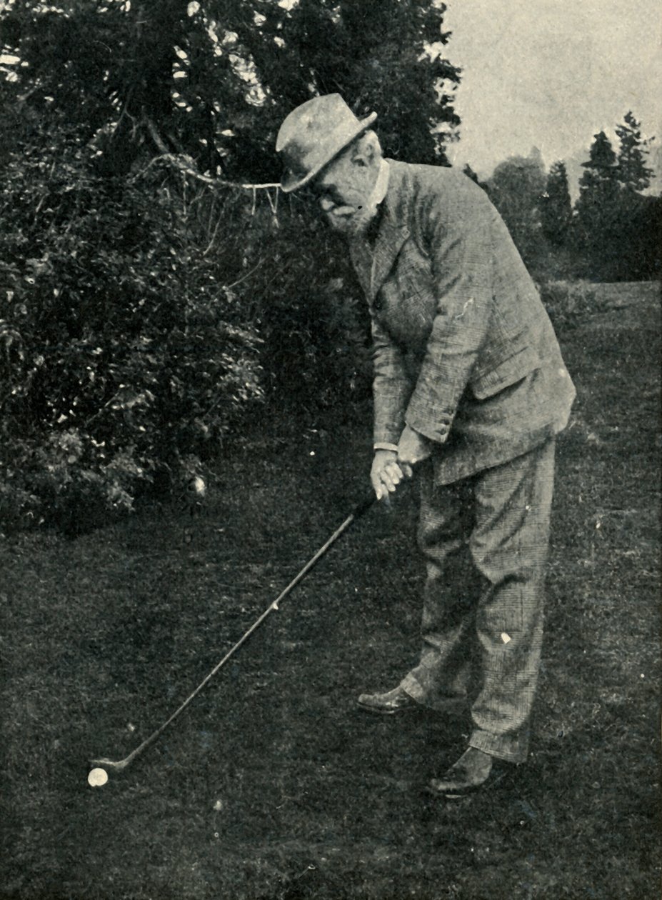 Lord Avebury se nedávno vydal na golf, 1901. od Unbekannt