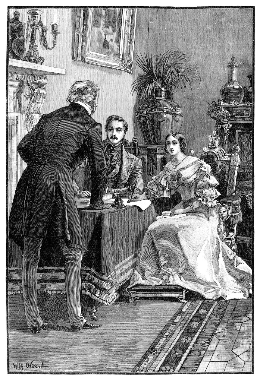 Lord Campbells Audience of the Queen, 1900 od Unbekannt