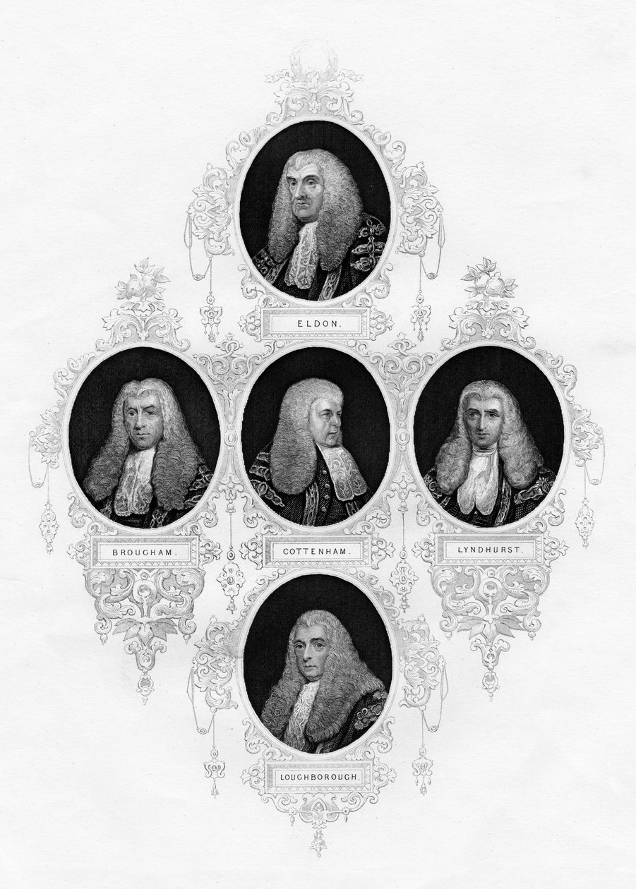 Lord kancléři Velké Británie, 1877 od Unbekannt