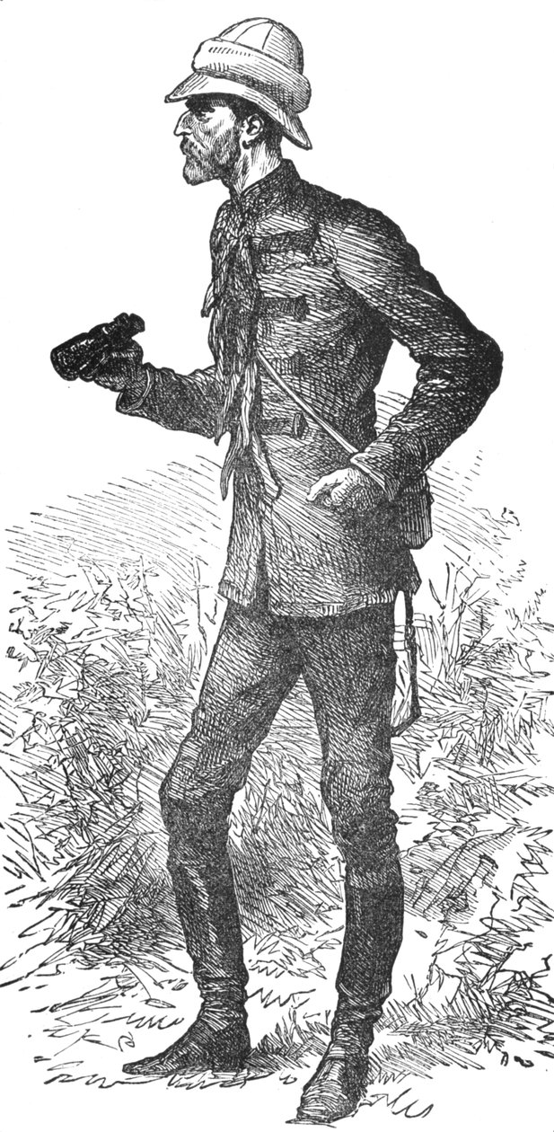 Lord Chelmsford, portrét důstojníka vyrobený krátce před bitvou u Ulundi, c1880 od Unbekannt
