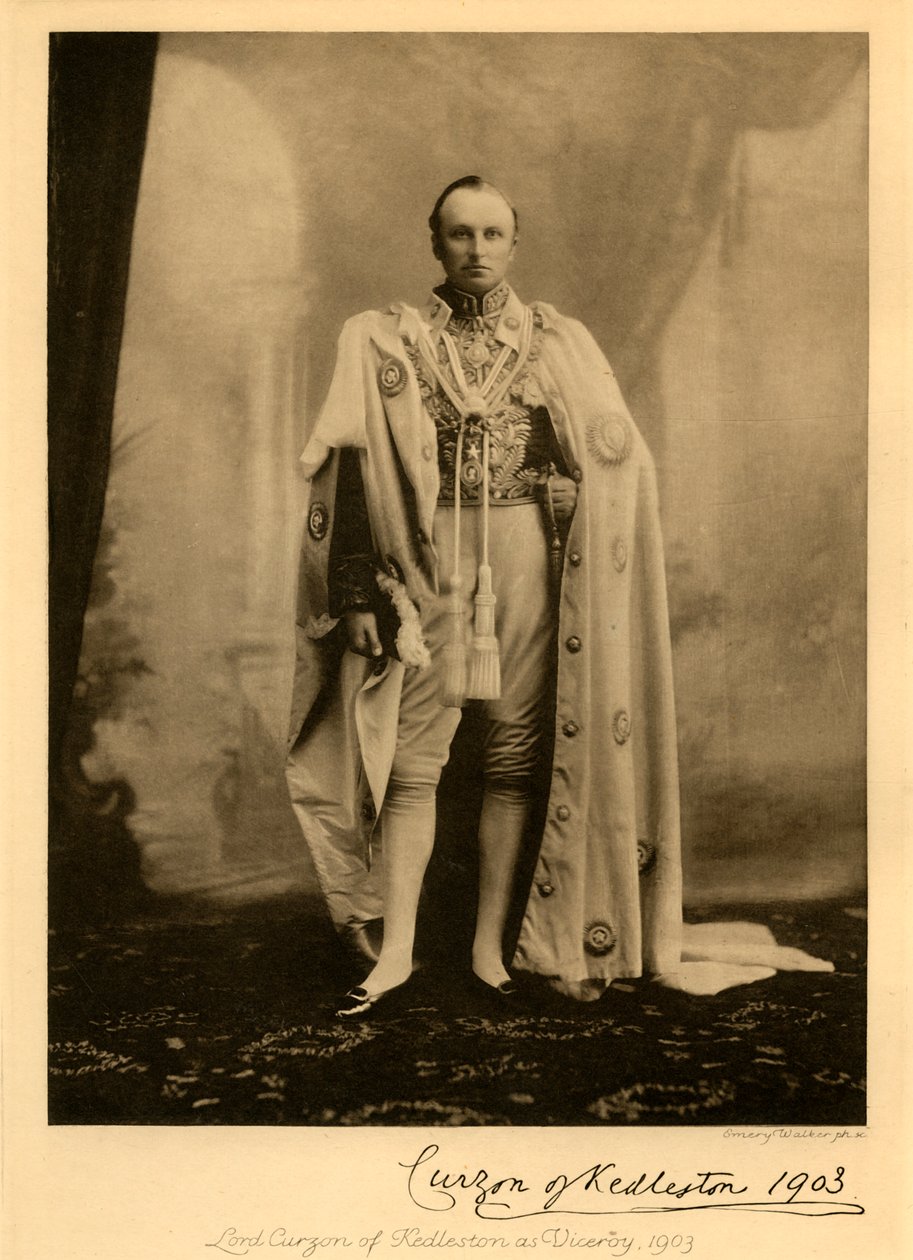Lord Curzon z Kedlestonu jako místokrál, 1903, 1925. od Unbekannt